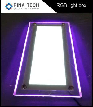 Acryl Crystal RGB-lichtbak